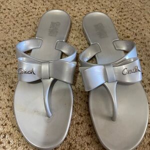 Coach Silver Women's Sandals